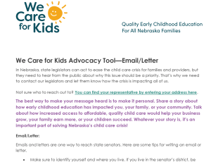 Email Letter template