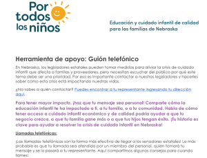 Herramienta de apoyo: Guión telefónico